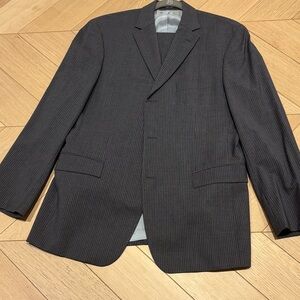 Hugo Boss Scorsese Movie Charcoal Pinstripe Men's Suit -40R